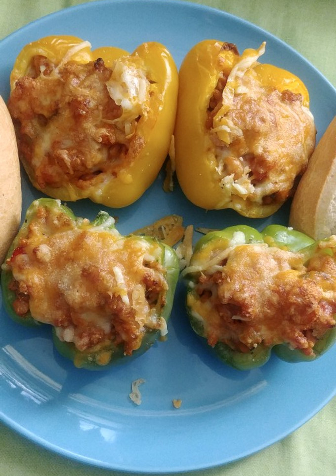 Una foto de Pimientos rellenos