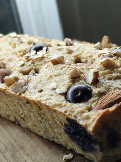 Una foto de Budín banana fit