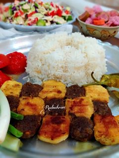 عکسی از دستور کباب شطرنجی