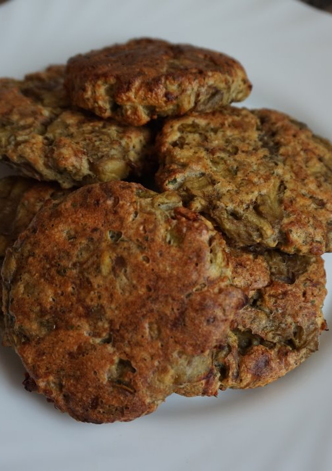 Una foto de Hamburguesas vegetales de berenjenas