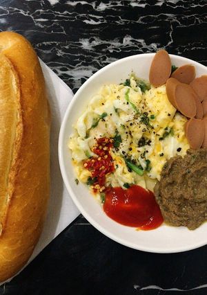Hình của món Bánh mì chấm.