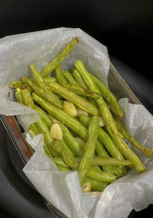 氣炸鍋_四季豆 的食譜成品照片
