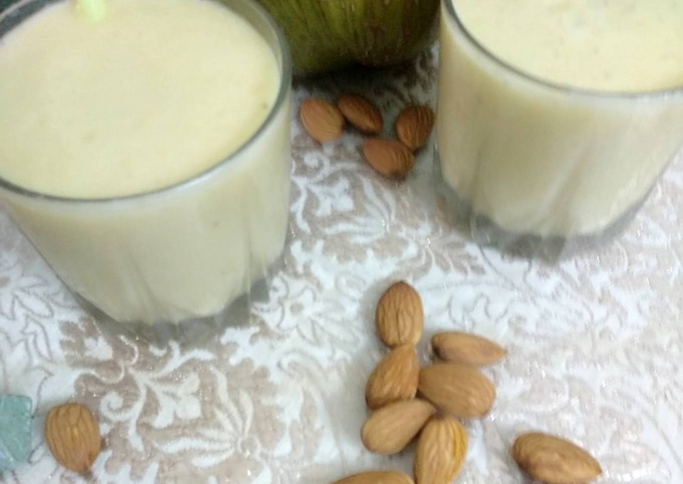 Tender coconut milk shake