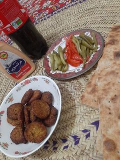 عکسی از دستور فلافل خونگی