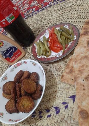 عکسی از دستور فلافل خونگی