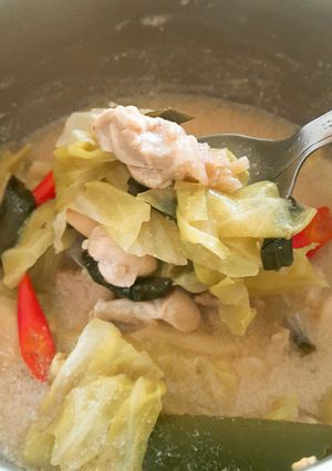 รูปของ ต้มข่าไก่คลีน#อาหารไทยง่ายๆ