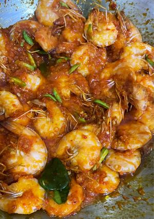 Foto resep Udang Balado Pete