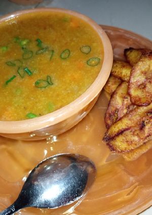 A picture of Hungry rice soup #paten accha.