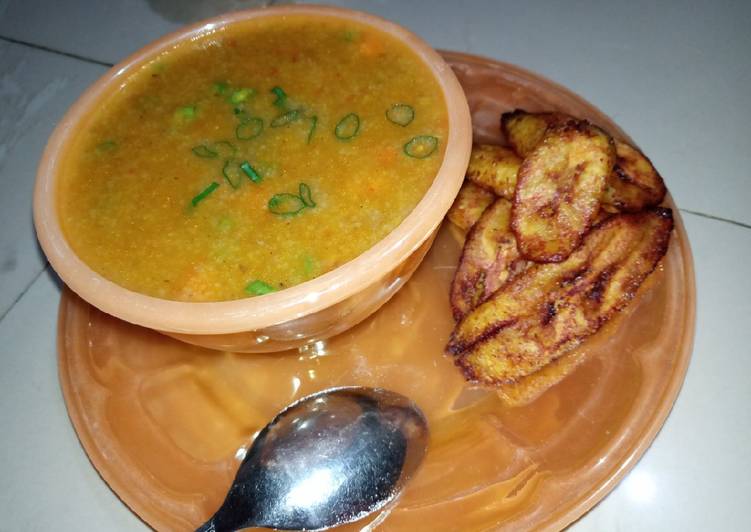 Recipe of Award-winning Hungry rice soup #paten accha