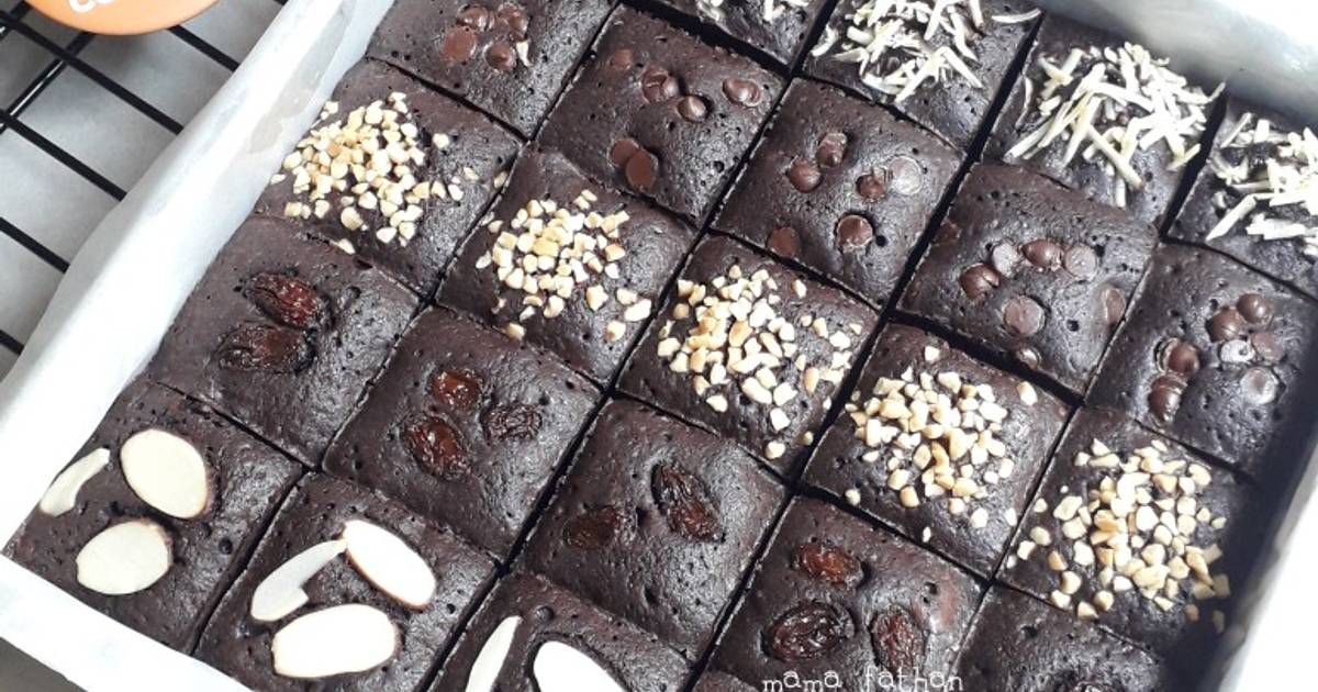 735 resep brownies  potong  enak dan sederhana ala rumahan 