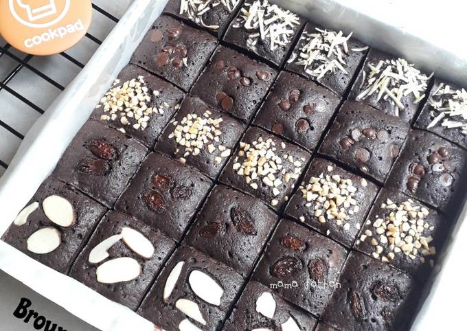 Bagaimana Membuat Brownies classic potong, Sempurna