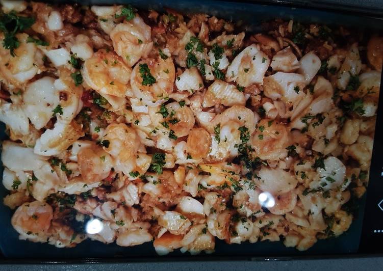 Recipe of Homemade Paella casserole