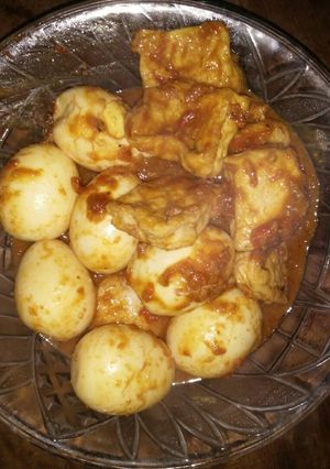 Foto resep T2 buli (Telor tahu bumbu bali)