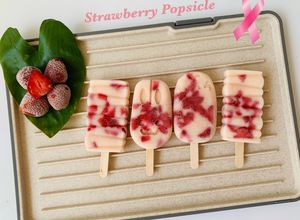 Foto resep Strawberry Popsicle 🍓