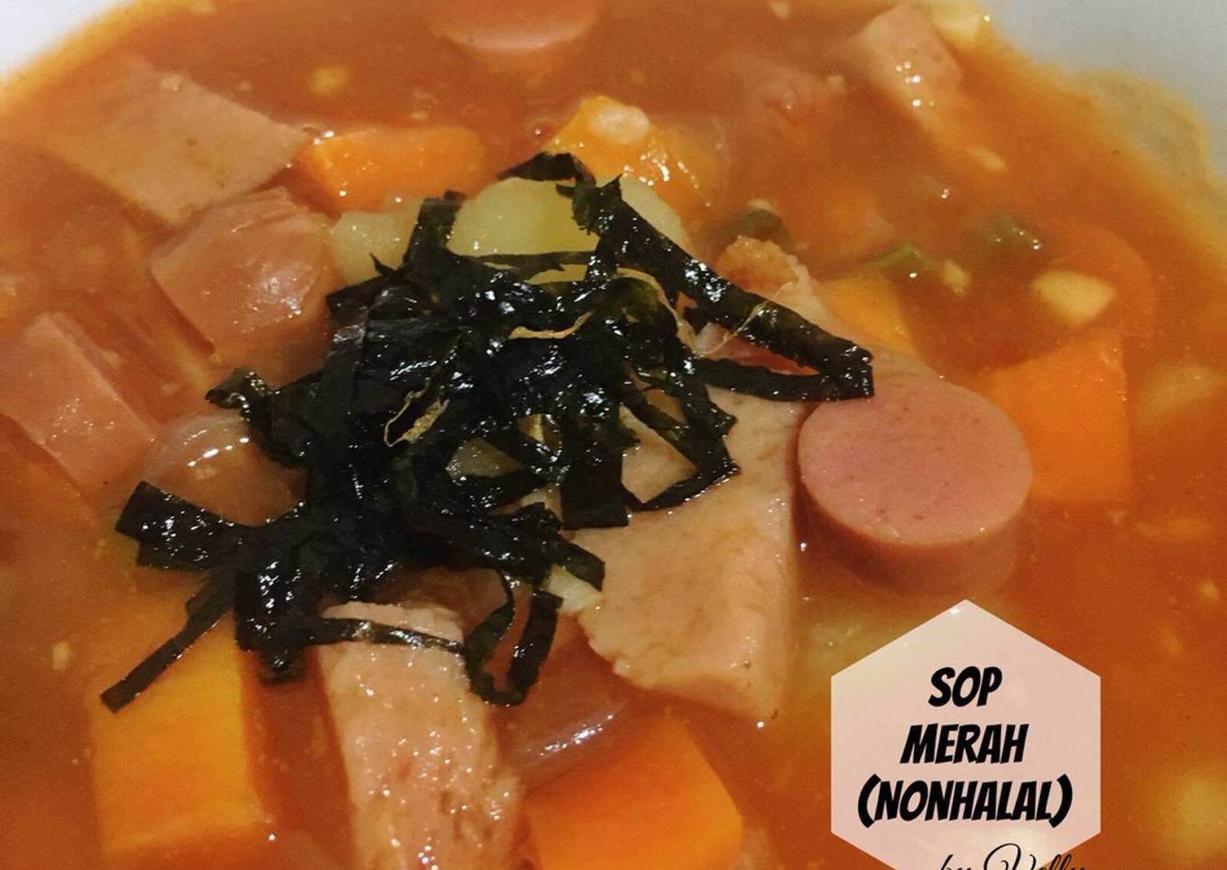 Sop Merah (non halal)