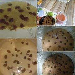 A picture of Plantain Cake: Vanilla-flavoured and Chocholate.