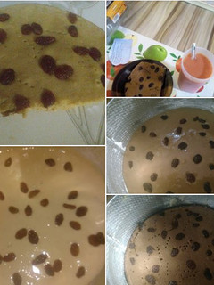 A picture of Plantain Cake: Vanilla-flavoured and Chocholate.