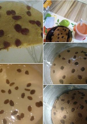 A picture of Plantain Cake: Vanilla-flavoured and Chocholate.