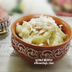 A picture of #Fresh Coconut Halwa.