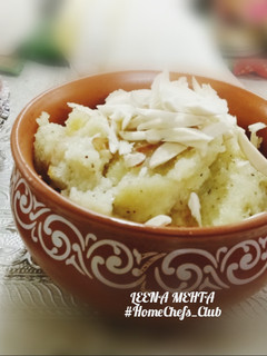 A picture of #Fresh Coconut Halwa.