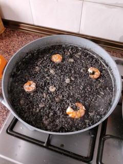 Una foto de Arroz negro