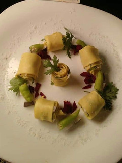 A picture of Khandvi.