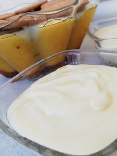 Una foto de Tarta queso fría diferente