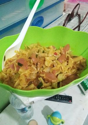 Foto resep Seblak Mie Sosis campur