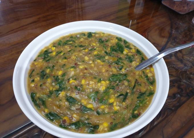 Resep Bubur manado simple Anti Gagal