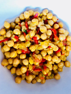 Una foto de Garbanzos full proteína sin arroz!!