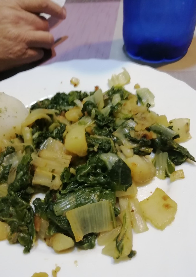 Una foto de Acelgas salteadas