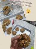 Chewy Dark Chocolate Chip Raisin Oatmeal with Cashew Nuts