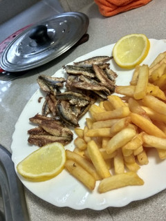 Una foto de Boquerones fritos