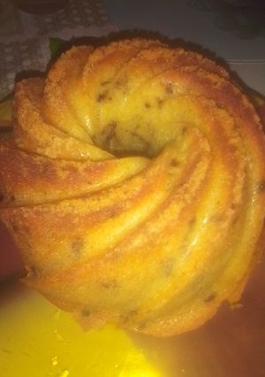 Zdjęcie przepisu Babka zielona ze Szpinakiem.