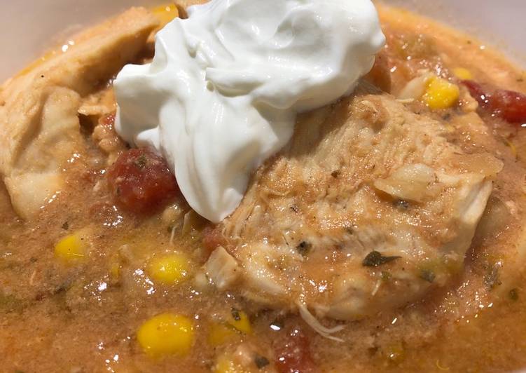 Crockpot Chicken �?� Chili 🌶
