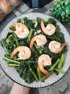 Foto resep Cah kailan udang