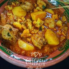 A picture of Chicken aloo Gobhi.