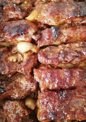 Ragacsos oldalas recept fotója