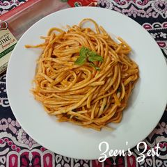 Pink Sauce Linguine A picture of Pink Sauce Linguine.