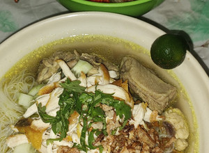 Gambar Soto sabahan style