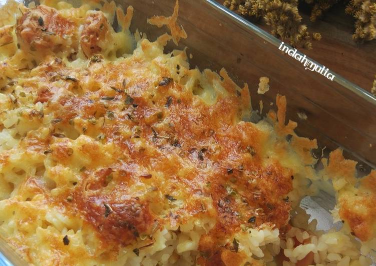 Nasi Panggang Mozarela