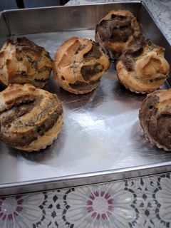 Foto resep SOES / SUS / CHOUX PASTRY (2 TELUR) MARBLE