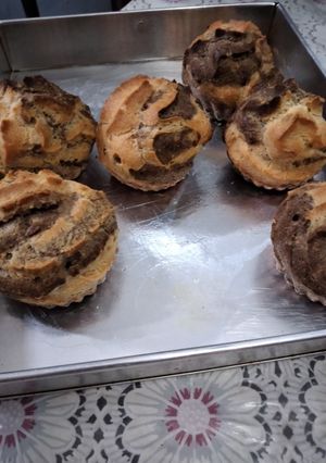 Foto resep SOES / SUS / CHOUX PASTRY (2 TELUR) MARBLE