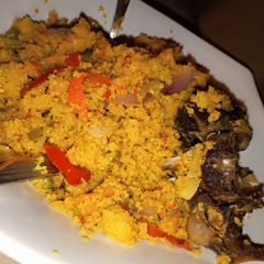 Fried vegetable couscous😋 A picture of Fried vegetable couscous😋.