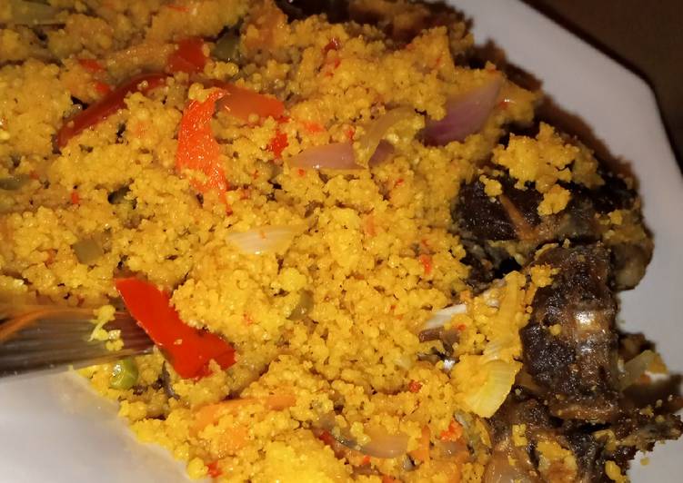 How to Make Favorite Fried vegetable couscous😋