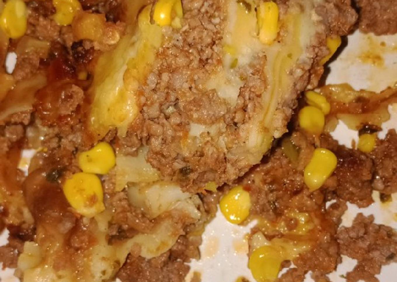 Corn beef lasagna