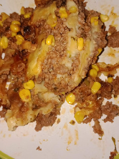 A picture of Corn beef lasagna.
