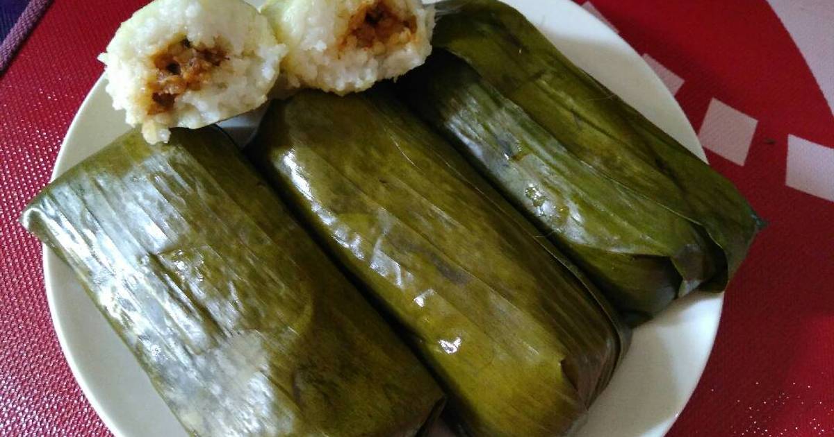 Resep Lontong Isi Oncom Oleh Dapur Jusee Cookpad