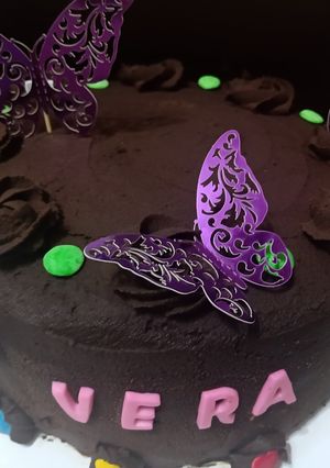 Una foto de Torta mariposas