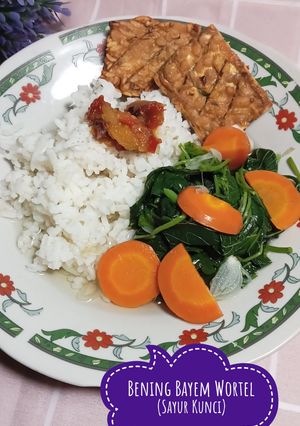 Foto resep Bening Bayem Wortel (Sayur Kunci)
